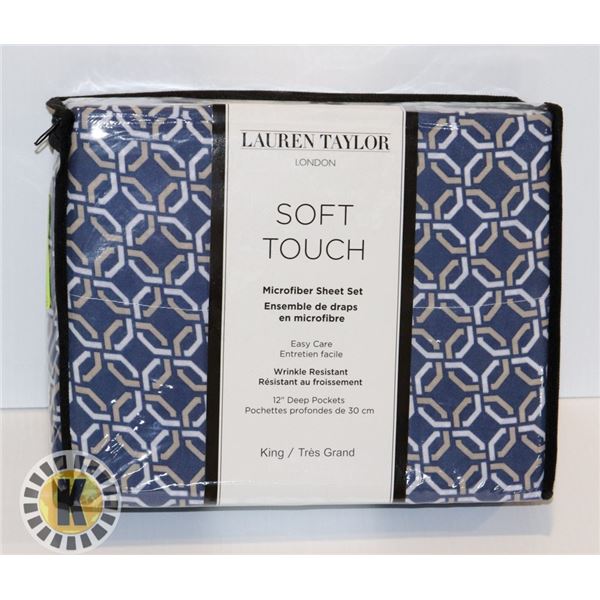 NEW KING SIZE MICROFIBER SHEET SET