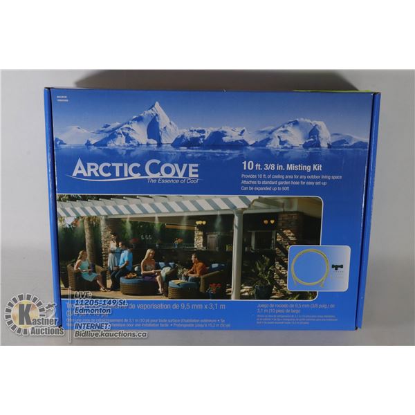 NEW ARCTIC COVE MISTING KIT, 10FT OF COOKING AREA