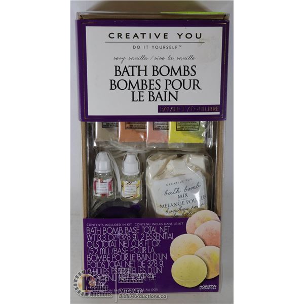 NEW CREATIVE YOU DO IT YOURSELF BATHBOMBS IN