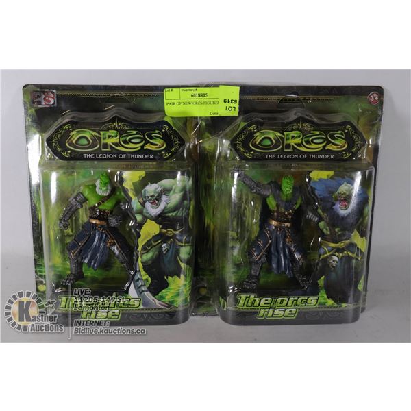 PAIR OF NEW ORCS FIGURES
