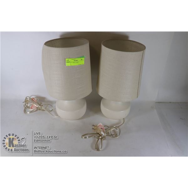 2 - NIGHT TABLE LAMPS