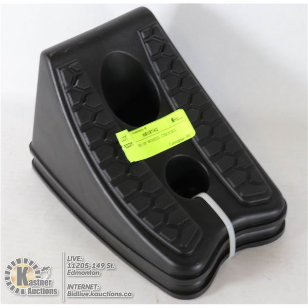 NEW PAIR OF WHEEL CHOCKS