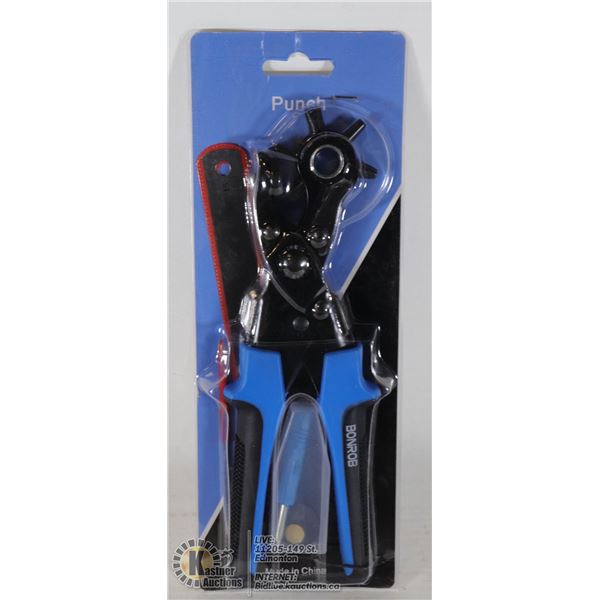 PROFESSIONAL HEAVY-DUTY LEATHER HOLE PUNCH