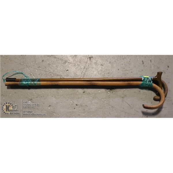 BUNDLE OF 3 VINTAGE/ANTIQUE WOODEN CANES