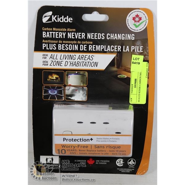 SEALED KIDDE CARBON MONOXIDE