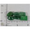 Image 1 : #103-GREEN EMERALD GEMSTONES 61.45ct