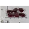 Image 1 : #80-RED RUBY GEMSTONES 51.50ct