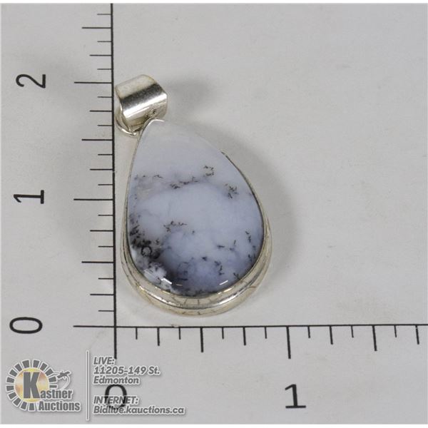 #154-DENTRIC OPAL PENDANT