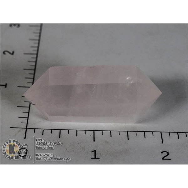 #200-PINK ROSE QUARTZ 30g/ W-22.2mm L-50.3mm