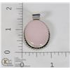 Image 1 : #224-PINK ROSE QUARTZ PENDANT