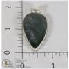 Image 1 : #257-GREEN MOSS AGATE PENDANT