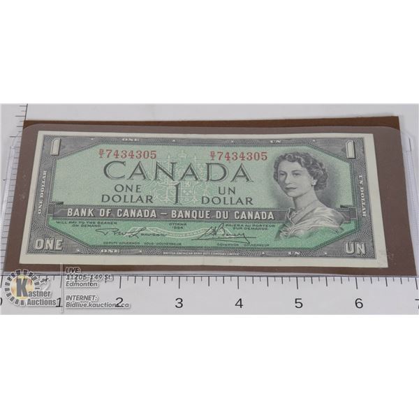 1954 CAN $1 LAWSON BOUEY B/I BC-37D 7434305