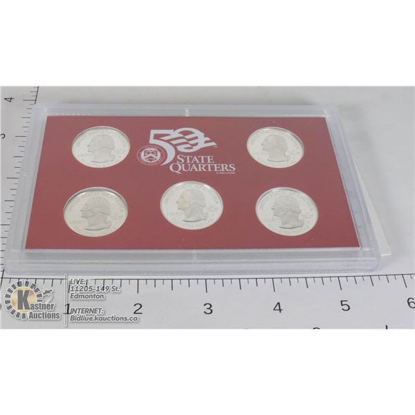 USA 2007 $.25 OVER 1OZ 90% PURE SILVER CAMEOS