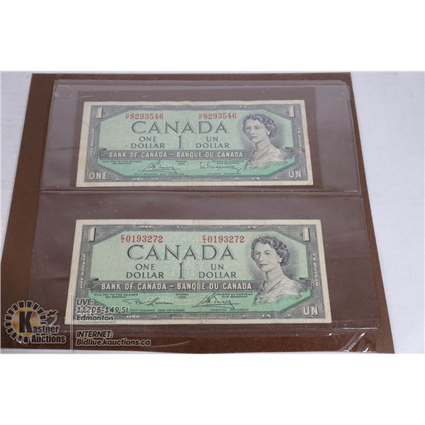 $1 1954 BOUEY-RASMINSKY V/F + LAWSON BOUEY E/I