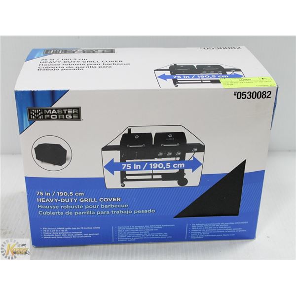 NEW MONSTER FORGE 75" HD GRILL COVER