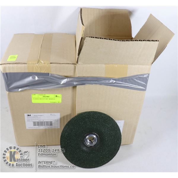 2 CASES 3M CUT OFF WHEELS.