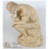 Image 1 : CERAMIC THINKER STATUE