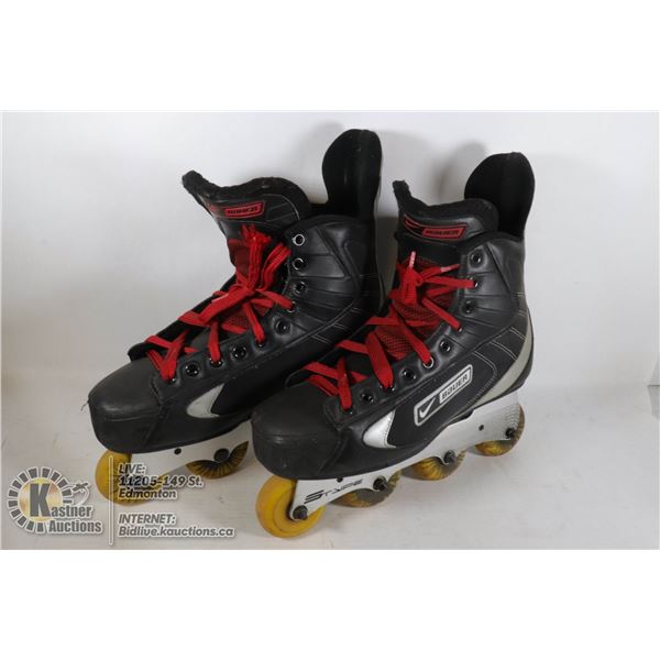 MEN'S BAUER SIZE 10 FL-2 HOCKEY STYLE ROLLER