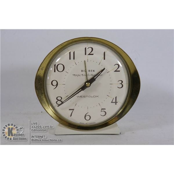 WESCOCK'S BIG BEN ALARM CLOCK 1960S