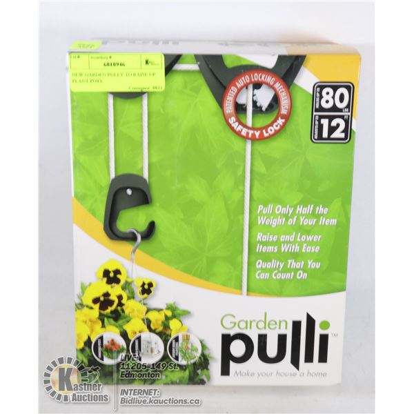 NEW GARDEN PULLY TO RAISE UP PLANT POTS