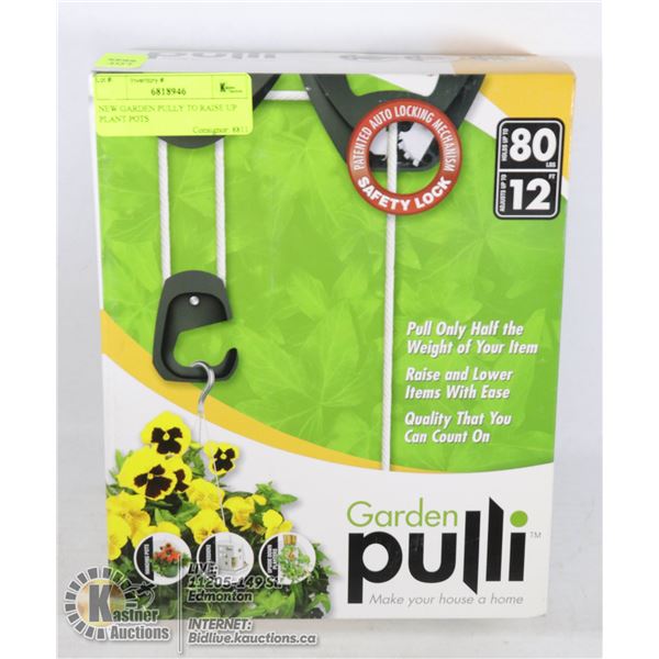 NEW GARDEN PULLY TO RAISE UP PLANT POTS