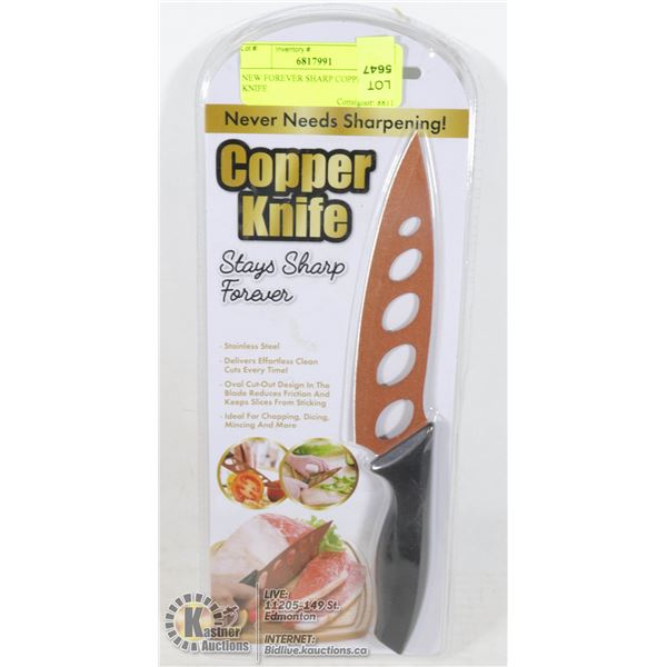 NEW FOREVER SHARP COPPER KNIFE