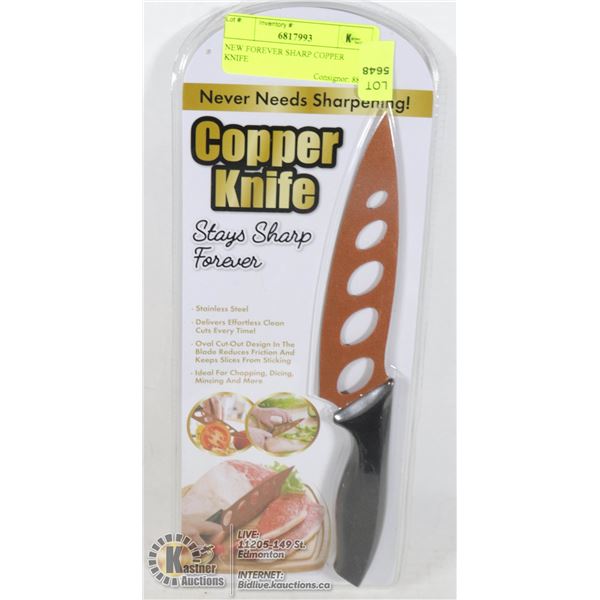 NEW FOREVER SHARP COPPER KNIFE