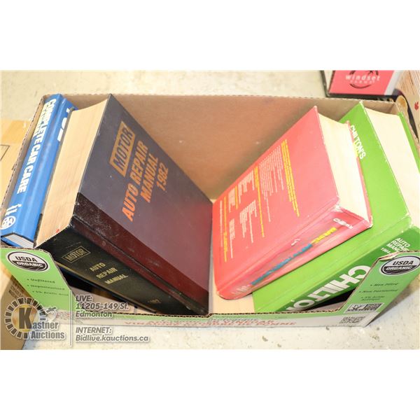 VINTAGE HARDCOVER AUTO REPAIR MANUALS