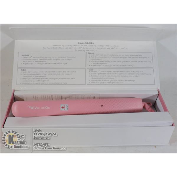 NEW EVOLUTION TOURMALINE & CERAMIC HAIR STRAIGHTER