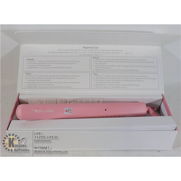 NEW EVOLUTION TOURMALINE & CERAMIC HAIR STRAIGHTER