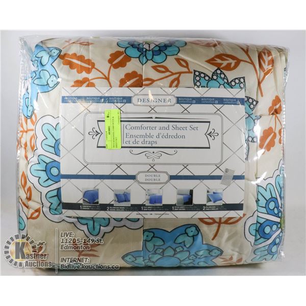 7PCS SEDIGNER COMFORTER & SHEET SET