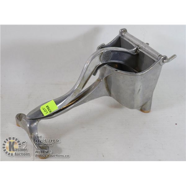 VINTAGE ALUMINUM JUICER WEAREVER AG ALUMINUM LTD