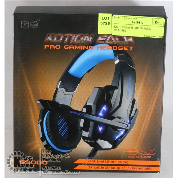 KOTION EACH PRO GAMING HEADSET