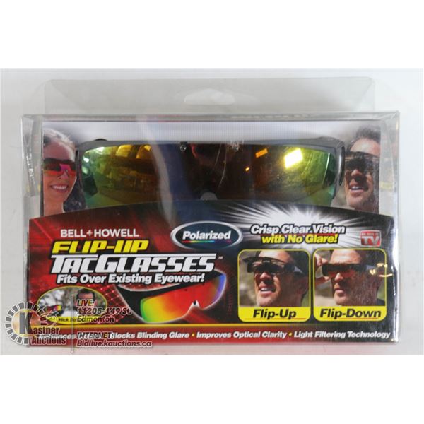 BELL HOWELL FLIP UP TAC GLASSSES