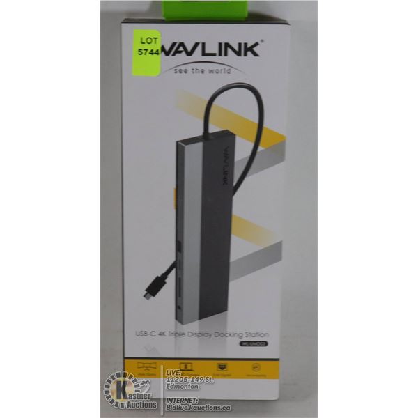 WAVLINK USB-C TRIPLE DISPLAY DOCKING SYSTEM