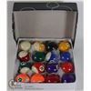 Image 1 : SNOOKER BALL SET 16 BALLS COMPLETE