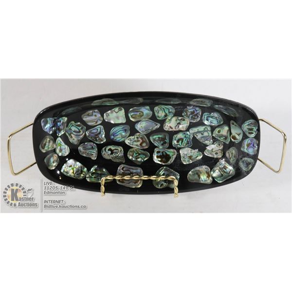 VINTAGE 1960'S GENUINE PAUA SHELL