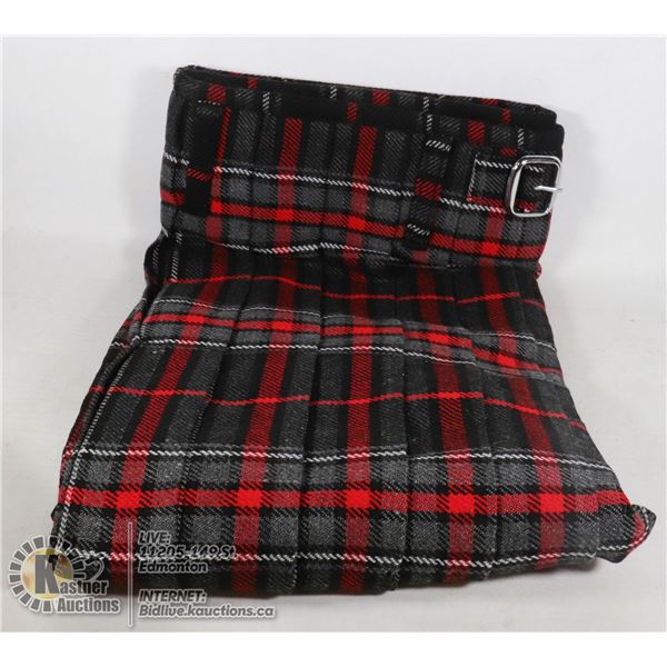 SCOTTISH HIGHLAND KILT, WAIST SIZE 28-34