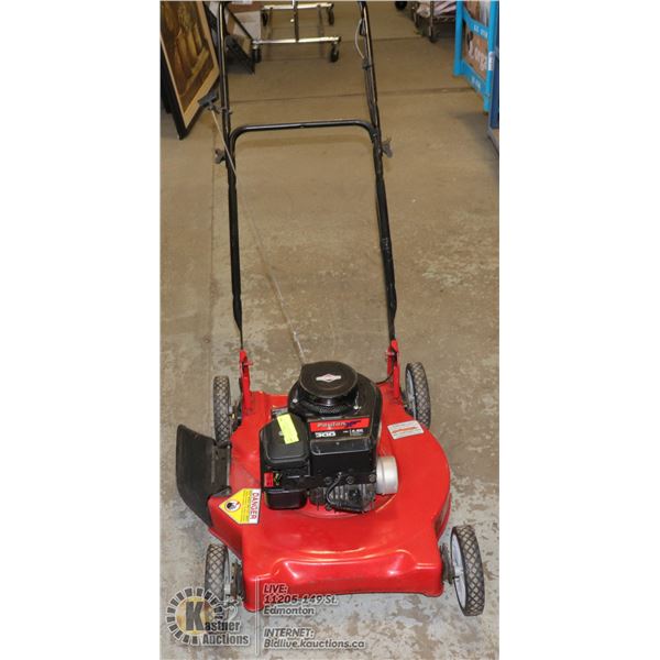 GAS LAWN MOWER RED