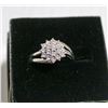 Image 1 : VINTAGE .925 SILVER FANCY CLUSTER RING SZ 7