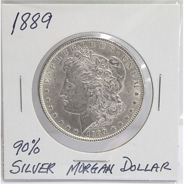 1889 90% SILVER MORGAN DOLLAR