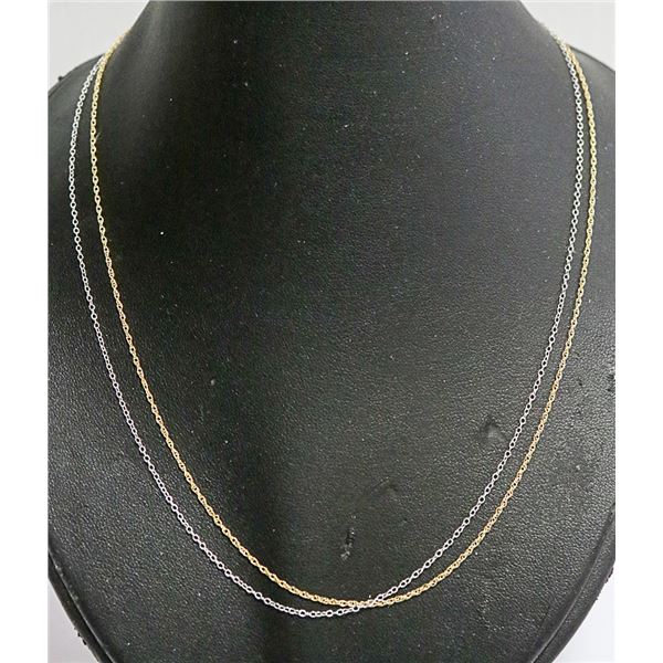 2 .925 NECKLACES-"18