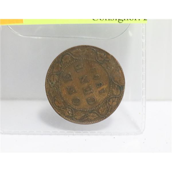 1909 CANADIAN  LARGE PENNY