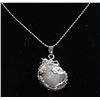Image 1 : AMEYTHST STONE IN STAINLESS DRAGON NECKLACE 925