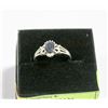Image 1 : VINTAGE .925 SILVER BLUE SAPPHIRE RING SZ 7