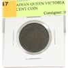 Image 1 : 1901 CANADIAN QUEEN VICTORIA LARGE 1 CENT COIN