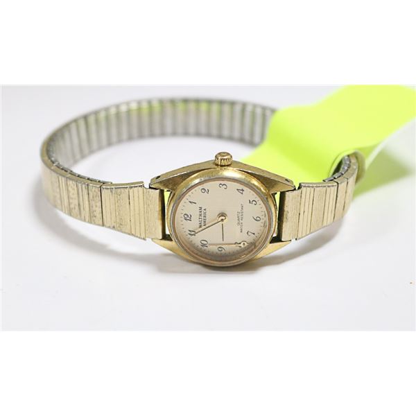 WALTHAM AMERICA VINTAGE WATCH-ON HAND HAS COME OFF
