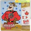 Image 1 : UNOPENED 2007 CANADIAN MOUNTIE COLORIZED 25 CENT