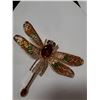 Image 1 : DRAGONFLY RHINESTONE BROOCH