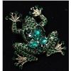 Image 1 : FROG RHINESTONE BROOCH